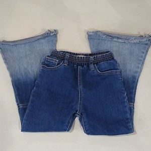 Kids ombre flare leg jeans